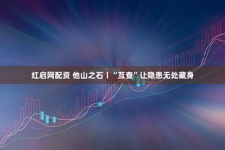 红启网配资 他山之石丨“互查”让隐患无处藏身